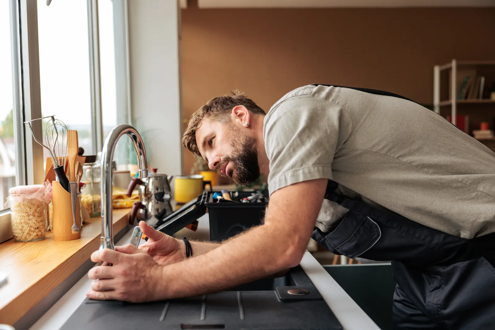 BC Plumbing plumber at work